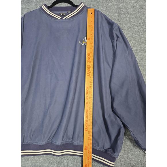 PING Collection Jacket Mens 2XL Blue Pullover Windbreaker Lined Golf Preble-Rish - Picture 11 of 11